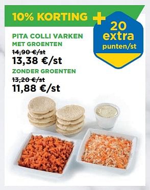 Promoties Pita colli varken met groenten - Huismerk - Renmans - Geldig van 03/11/2023 tot 09/11/2023 bij Renmans
