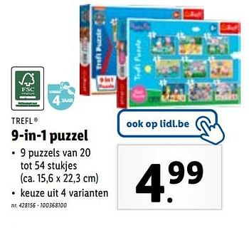 Promoties 9-in-1 puzzel - Trefl - Geldig van 08/11/2023 tot 14/11/2023 bij Lidl