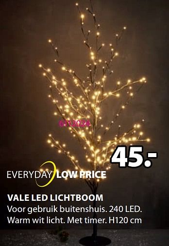 Promoties Vale led lichtboom - Huismerk - Jysk - Geldig van 30/10/2023 tot 26/11/2023 bij Jysk