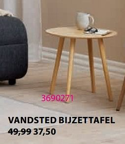 Promoties Vandsted bijzettafel - Huismerk - Jysk - Geldig van 30/10/2023 tot 26/11/2023 bij Jysk