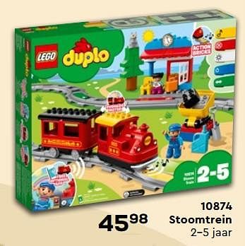 Promoties 10874 stoomtrein - Lego - Geldig van 19/10/2023 tot 07/12/2023 bij Supra Bazar