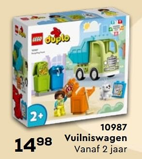 Promoties 10987 vuilniswagen - Lego - Geldig van 19/10/2023 tot 07/12/2023 bij Supra Bazar