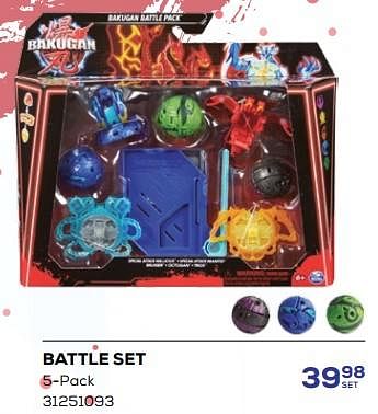 Promoties Battle set - Spin Master - Geldig van 19/10/2023 tot 07/12/2023 bij Supra Bazar