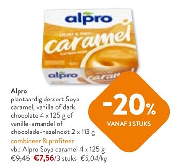 Promoties Alpro soya caramel - Alpro - Geldig van 02/11/2023 tot 14/11/2023 bij OKay