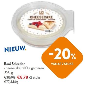 Promoties Boni selection cheesecake zelf te garneren - Boni - Geldig van 02/11/2023 tot 14/11/2023 bij OKay