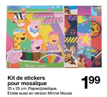 Promotions Kit de stickers pour mosaïque - Produit maison - Zeeman  - Valide de 04/11/2023 à 10/11/2023 chez Zeeman