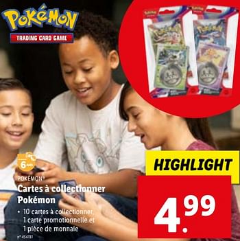 Promotions Cartes à collectionner pokémon - Pokemon - Valide de 08/11/2023 à 14/11/2023 chez Lidl