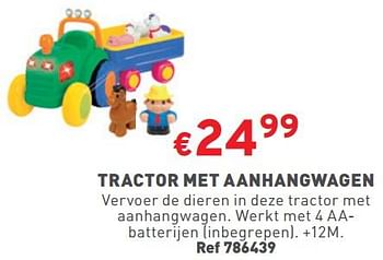 Promoties Tractor met aanhangwagen - Huismerk - Trafic  - Geldig van 08/11/2023 tot 13/11/2023 bij Trafic