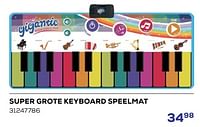 Promoties Super grote keyboard speelmat - Huismerk - Supra Bazar - Geldig van 19/10/2023 tot 07/12/2023 bij Supra Bazar