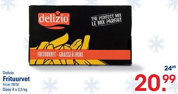 Promotions Frituurvet - Delizio - Valide de 02/11/2023 à 23/11/2023 chez Sligro