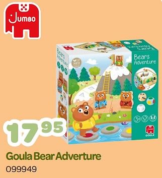 Promoties Goula bear adverture - Jumbo - Geldig van 31/10/2023 tot 06/01/2024 bij Happyland