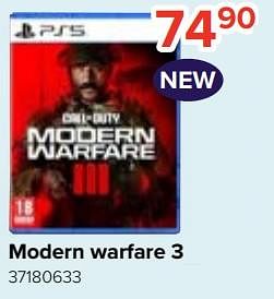 Promoties Modern warfare 3 - Activision - Geldig van 20/10/2023 tot 06/12/2023 bij Euro Shop