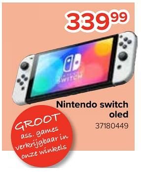 Promotions Nintendo switch oled - Nintendo - Valide de 20/10/2023 à 06/12/2023 chez Euro Shop