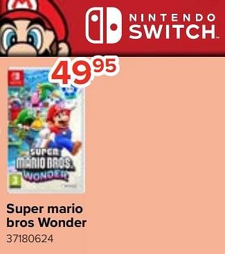 Promotions Super mario bros wonder - Nintendo - Valide de 20/10/2023 à 06/12/2023 chez Euro Shop