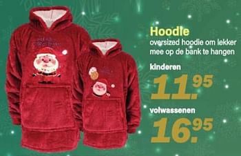 Promoties Hoodie - Huismerk - Van Cranenbroek - Geldig van 29/10/2023 tot 19/11/2023 bij Van Cranenbroek