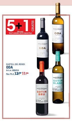 Promoties Castell del remei oda - Rode wijnen - Geldig van 26/10/2023 tot 13/11/2023 bij Sligro
