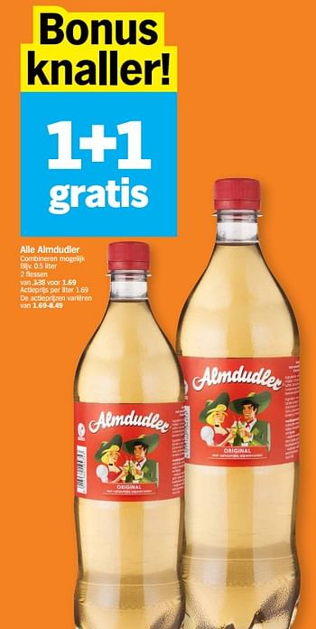 Promoties Almdudler - Almdudler - Geldig van 06/11/2023 tot 12/11/2023 bij Albert Heijn