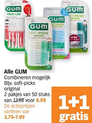 Promoties Gum soft-picks original - GUM - Geldig van 06/11/2023 tot 12/11/2023 bij Albert Heijn