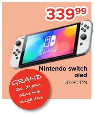 Promotions Nintendo switch oled - Nintendo - Valide de 20/10/2023 à 06/12/2023 chez Euro Shop