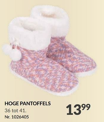 Promoties Hoge pantoffels - Huismerk - Fun - Geldig van 08/11/2023 tot 12/11/2023 bij Fun