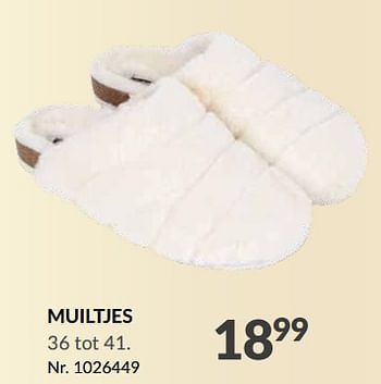 Promotions Muiltjes - Produit maison - Fun - Valide de 08/11/2023 à 12/11/2023 chez Fun