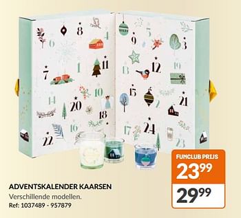 Promoties Adventskalender kaarsen - Huismerk - Fun - Geldig van 08/11/2023 tot 12/11/2023 bij Fun