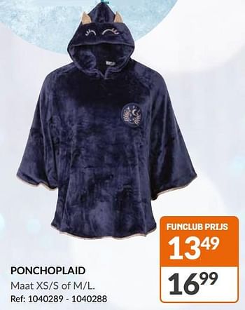 Promoties Ponchoplaid - Huismerk - Fun - Geldig van 08/11/2023 tot 12/11/2023 bij Fun