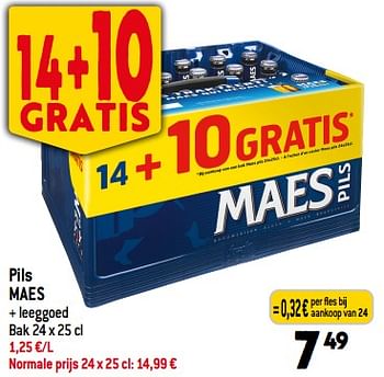Promoties Pils maes - Maes - Geldig van 08/11/2023 tot 14/11/2023 bij Smatch