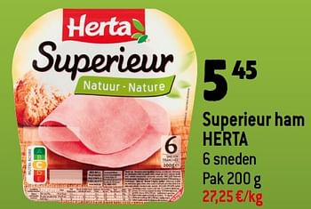 Promoties Superieur ham herta - Herta - Geldig van 08/11/2023 tot 14/11/2023 bij Smatch