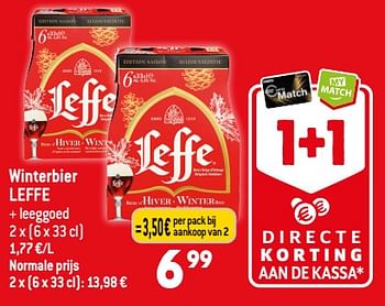 Promoties Winterbier leffe - Leffe - Geldig van 08/11/2023 tot 14/11/2023 bij Smatch