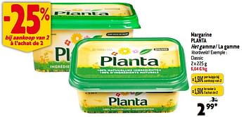 Promoties Margarine planta - Planta - Geldig van 08/11/2023 tot 14/11/2023 bij Match