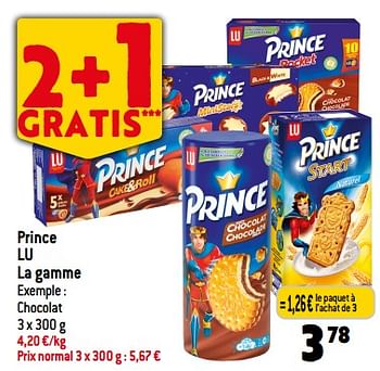 Promotions Prince lu - Lu - Valide de 08/11/2023 à 14/11/2023 chez Smatch