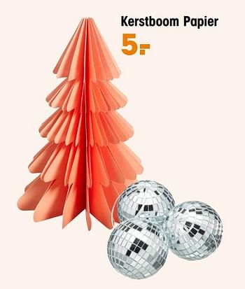 Promoties Kerstboom papier - Huismerk - Kwantum - Geldig van 06/11/2023 tot 19/11/2023 bij Kwantum