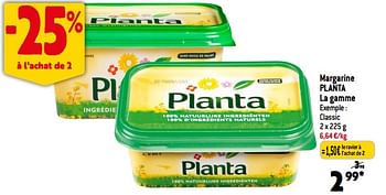 Promotions Margarine planta - Planta - Valide de 08/11/2023 à 14/11/2023 chez Match