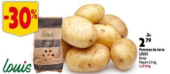 Promotions Pommes de terre louis - Louis - Valide de 08/11/2023 à 14/11/2023 chez Match