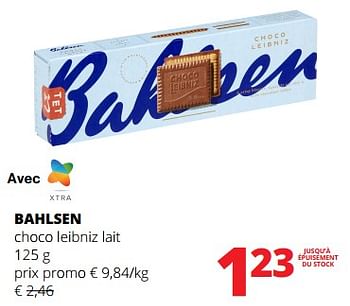 Promotions Bahlsen choco leibniz lait - Bahlsen - Valide de 02/11/2023 à 15/11/2023 chez Spar (Colruytgroup)