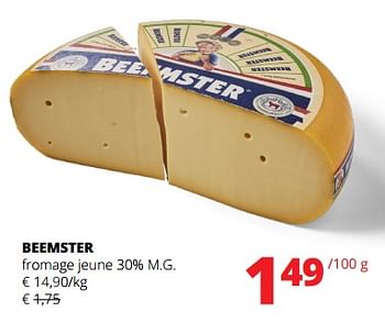 Promotions Beemster fromage jeune - Beemster - Valide de 02/11/2023 à 15/11/2023 chez Spar (Colruytgroup)