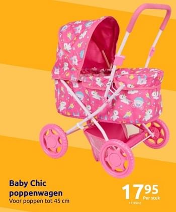 Promotions Baby chic poppenwagen - Produit Maison - Action - Valide de 01/11/2023 à 07/11/2023 chez Action