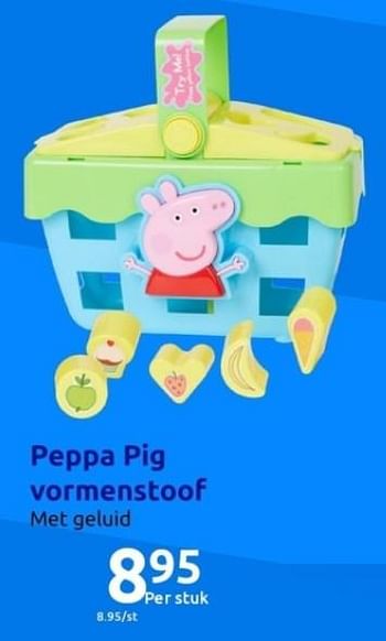 Promoties Peppa pig vormenstoof - Peppa  Pig - Geldig van 01/11/2023 tot 07/11/2023 bij Action