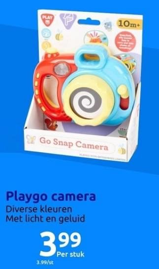 Promoties Playgo camera - Play-Go - Geldig van 01/11/2023 tot 07/11/2023 bij Action