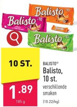 Promoties Balisto - Balisto - Geldig van 17/11/2023 tot 24/11/2023 bij Aldi