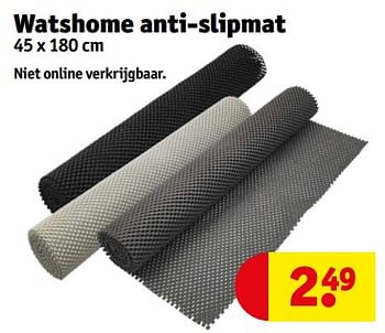 Promoties Watshome anti-slipmat - Watshome - Geldig van 14/11/2023 tot 19/11/2023 bij Kruidvat