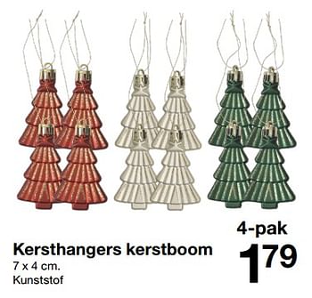 Promoties Kersthangers kerstboom - Huismerk - Zeeman  - Geldig van 11/11/2023 tot 17/11/2023 bij Zeeman