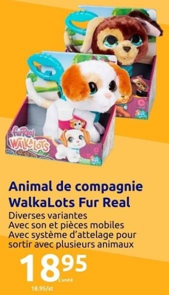 Promotions Animal de compagnie walkalots fur real - FurReal - Valide de 01/11/2023 à 07/11/2023 chez Action