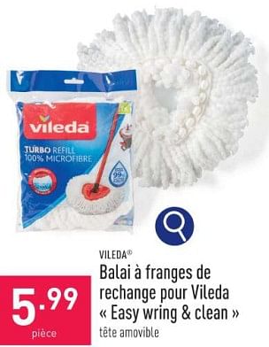 Promotions Balai à franges de rechange pour vileda easy wring + clean - Vileda - Valide de 18/11/2023 à 24/11/2023 chez Aldi