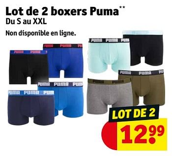 Promotions Lot de 2 boxers puma - Puma - Valide de 14/11/2023 à 19/11/2023 chez Kruidvat