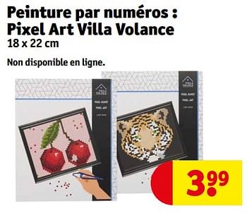 Promotions Peinture par numéros : pixel art villa volance - Villa Volance - Valide de 14/11/2023 à 19/11/2023 chez Kruidvat