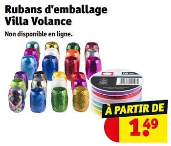 Promotions Rubans d`emballage villa volance - Villa Volance - Valide de 14/11/2023 à 19/11/2023 chez Kruidvat
