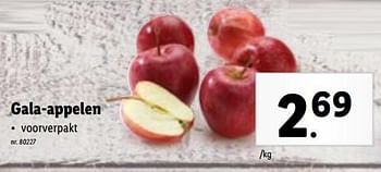 Promoties Gala-appelen - Huismerk - Lidl - Geldig van 15/11/2023 tot 21/11/2023 bij Lidl