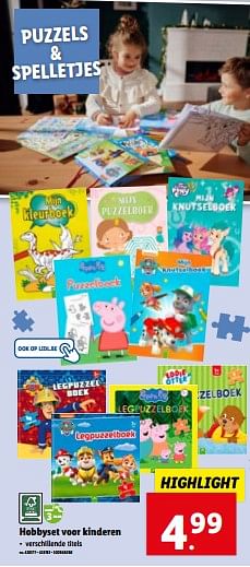 Promoties Hobbyset voor kinderen - Huismerk - Lidl - Geldig van 15/11/2023 tot 21/11/2023 bij Lidl